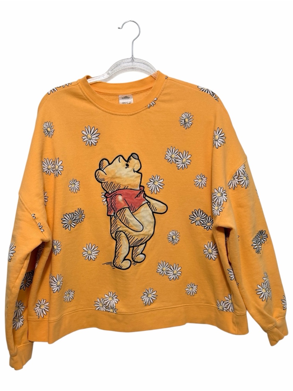 Disney Parks Winnie the Pooh Wildflower Daisy Sweatshirt Large